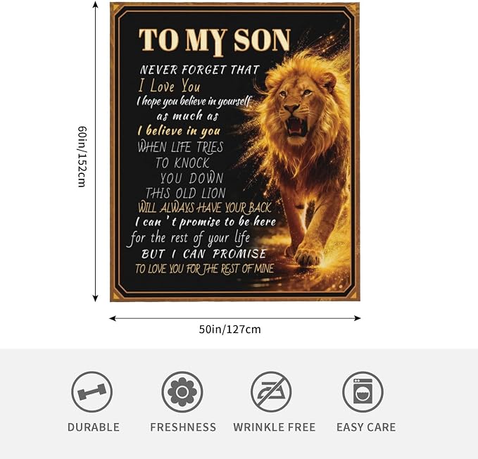 To My Son Blanket – From Dad-HLT00