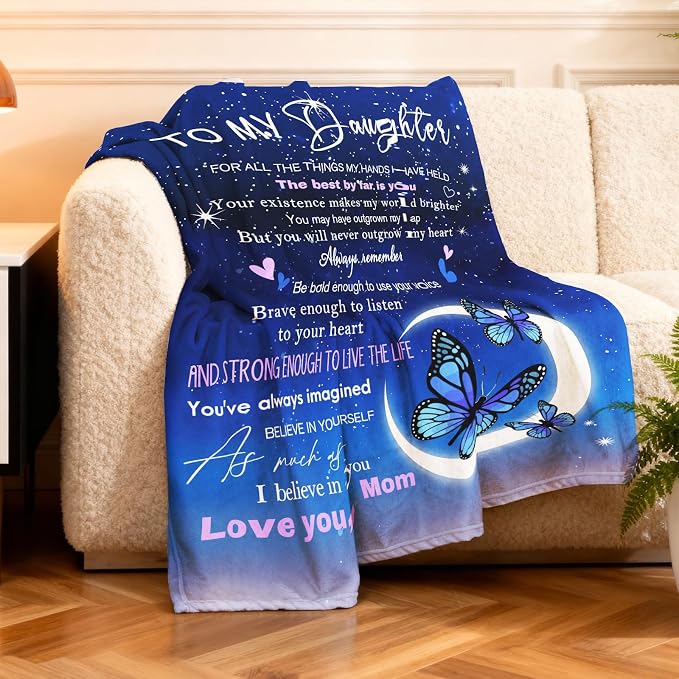 To My Daughter Blanket – From Mom-HLT00