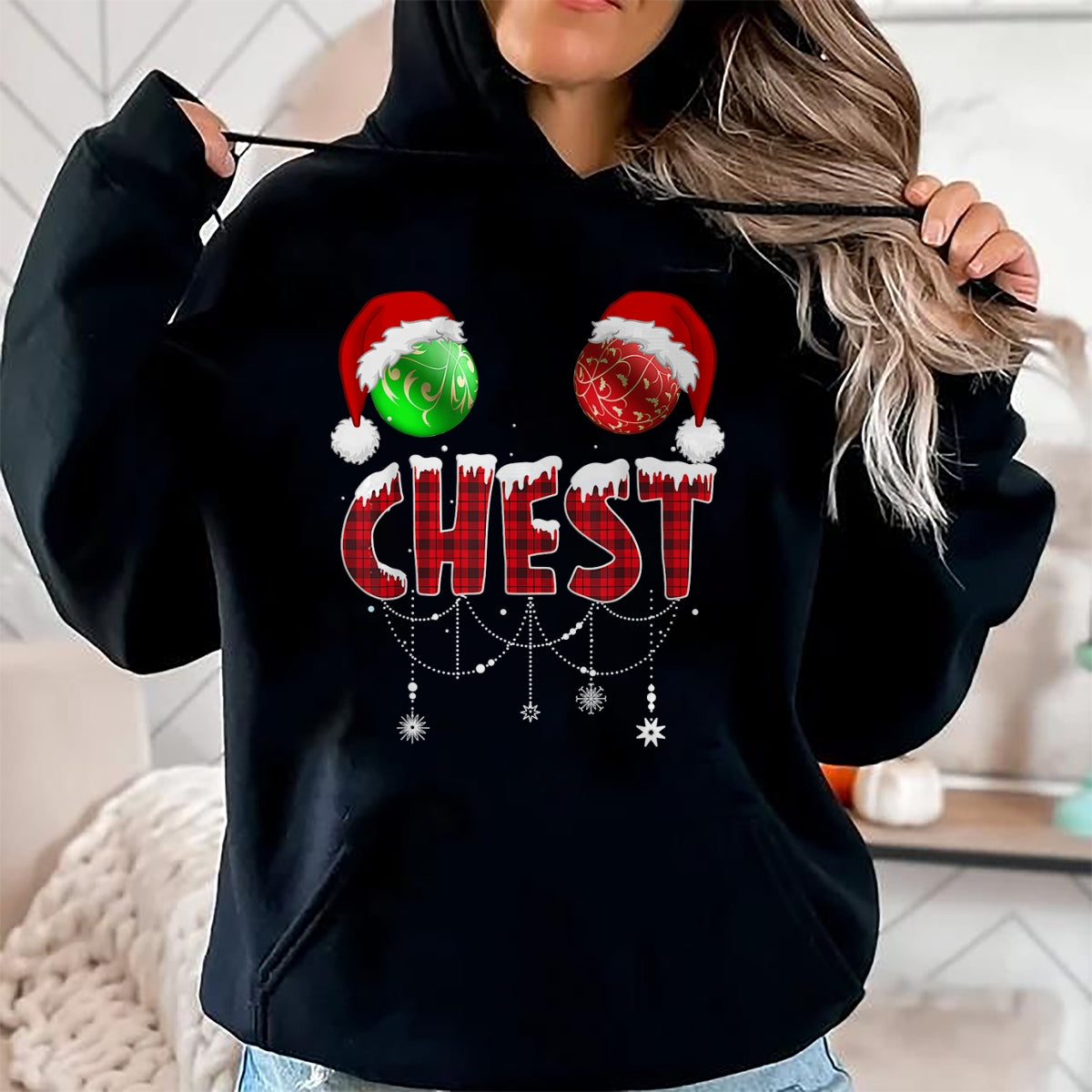 Christmas Shirts for Family, Funny christmas shirts, Christmas Unisex T-Shirt/Hoodie/Sweatshirt HLT00 - Chest Nuts Christmas Shirt Funny Matching Couple Chestnuts T-Shirt