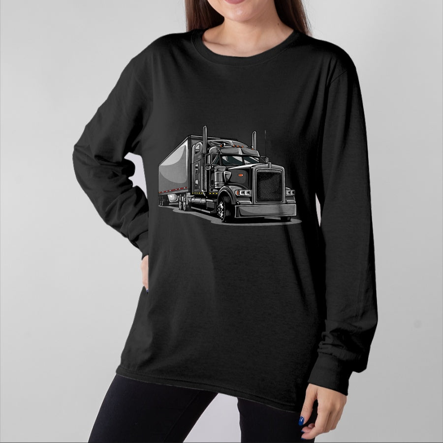 Best Truck Driver Life Shirt, Funny Trucker UnisexT-Shirt/Hoodie/Sweatshirt HLT00 - Semi Truck Driver T-Shirt (4)