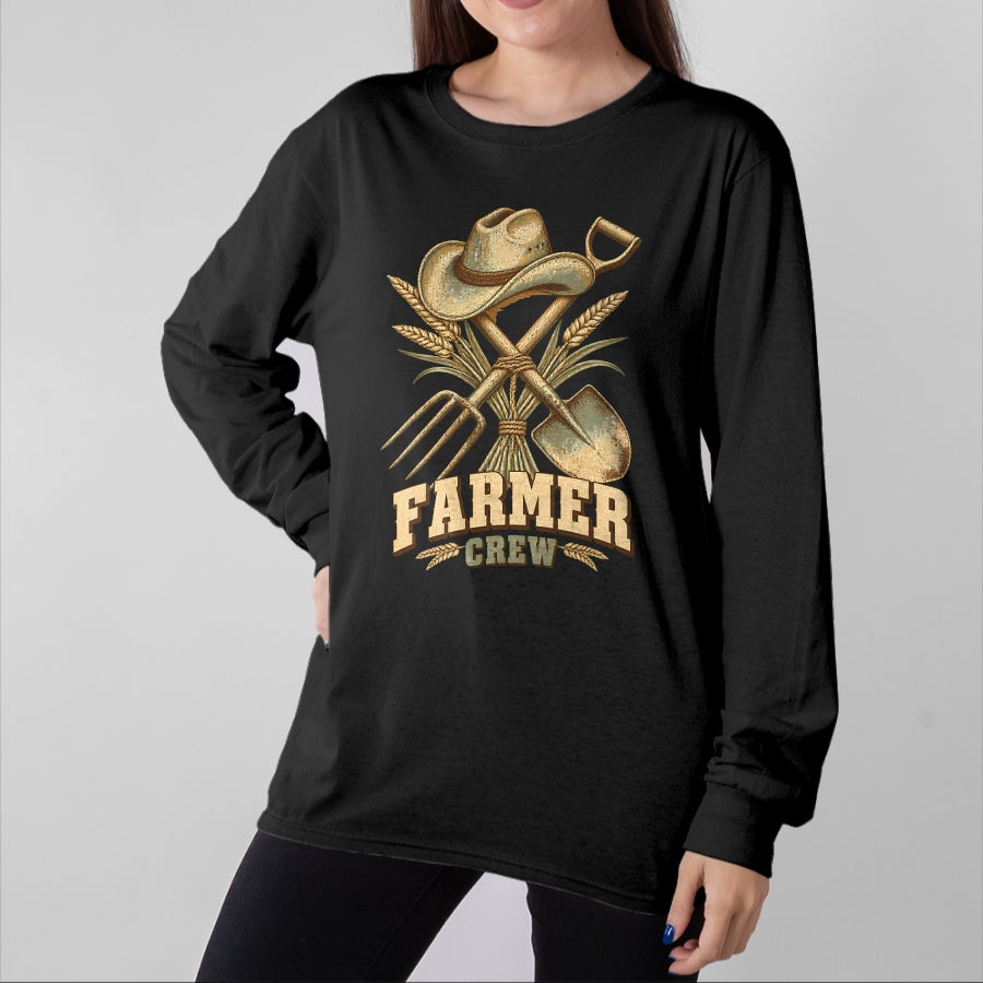 Best Farmer Life Shirt, Funny Farmer UnisexT-Shirt/Hoodie/Sweatshirt HLT00 - Farmer Crew Farming Farm Animal Farmer Gift Country Life T-Shirt
