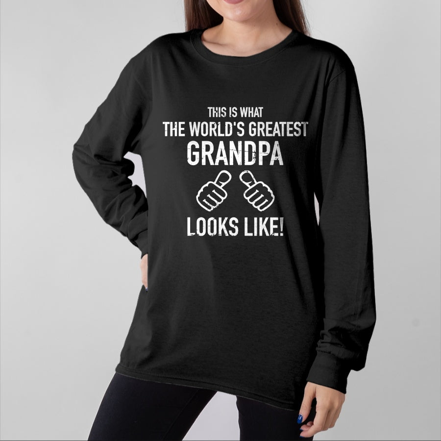 Best Grandpa Shirt, Proud Grandpa Unisex T-Shirt/Hoodie/Sweatshirt HLT00 - World's greatest Grandpa T-Shirt