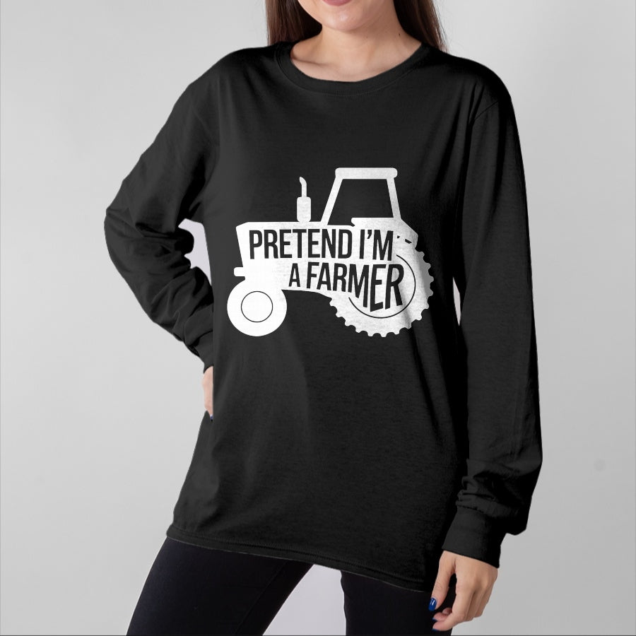 Best Farmer Life Shirt, Funny Farmer UnisexT-Shirt/Hoodie/Sweatshirt HLT00 - Group Easy Adult Halloween Costumes Pretend I'm A Farmer T-Shirt