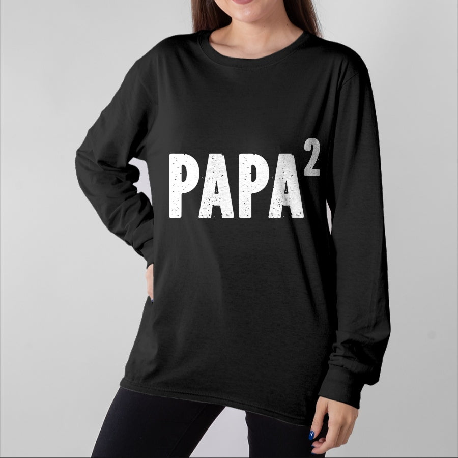 Best Grandpa Shirt, Proud Grandpa Unisex T-Shirt/Hoodie/Sweatshirt HLT00 - Papa 2 Papa Squared For Grandpa from Granddaughter Grandson T-Shirt