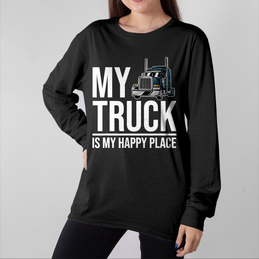 Best Truck Driver Life Shirt, Funny Trucker UnisexT-Shirt/Hoodie/Sweatshirt HLT00 - Truck Driver - Funny Big Trucking Trucker T-Shirt (1)