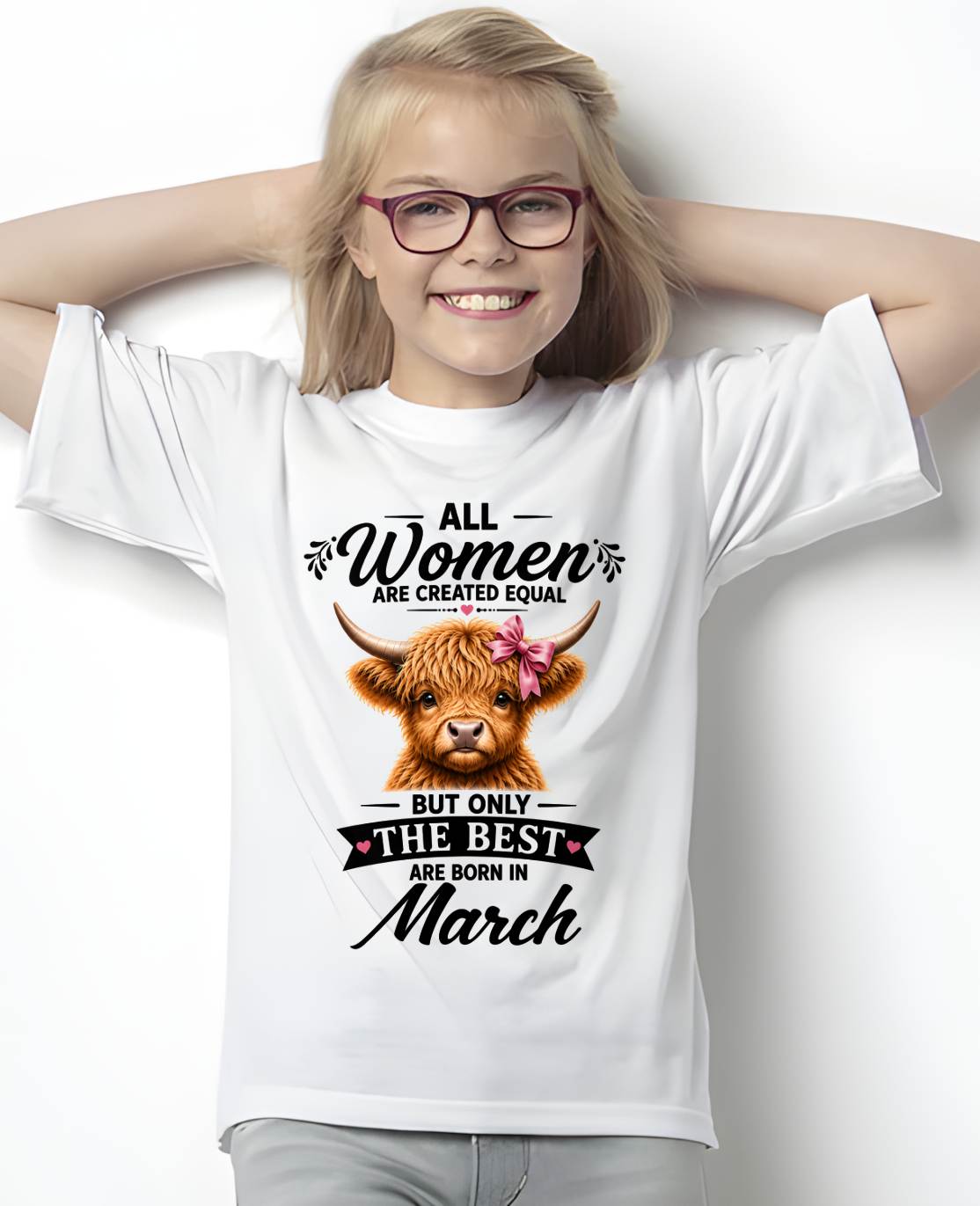 MARCH, WOMEN ARE CREATED EQUAL - SHIRT FOR WOMEN - HLT03 (SKU2608-14-03)