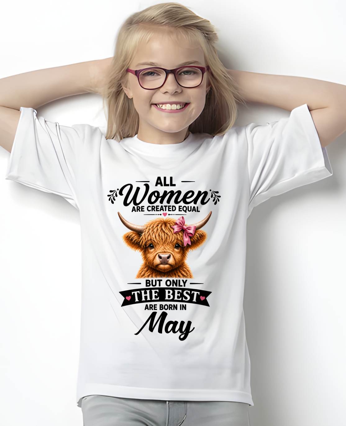 MAY, WOMEN ARE CREATED EQUAL - SHIRT FOR WOMEN - HLT05 (SKU2608-14-05)