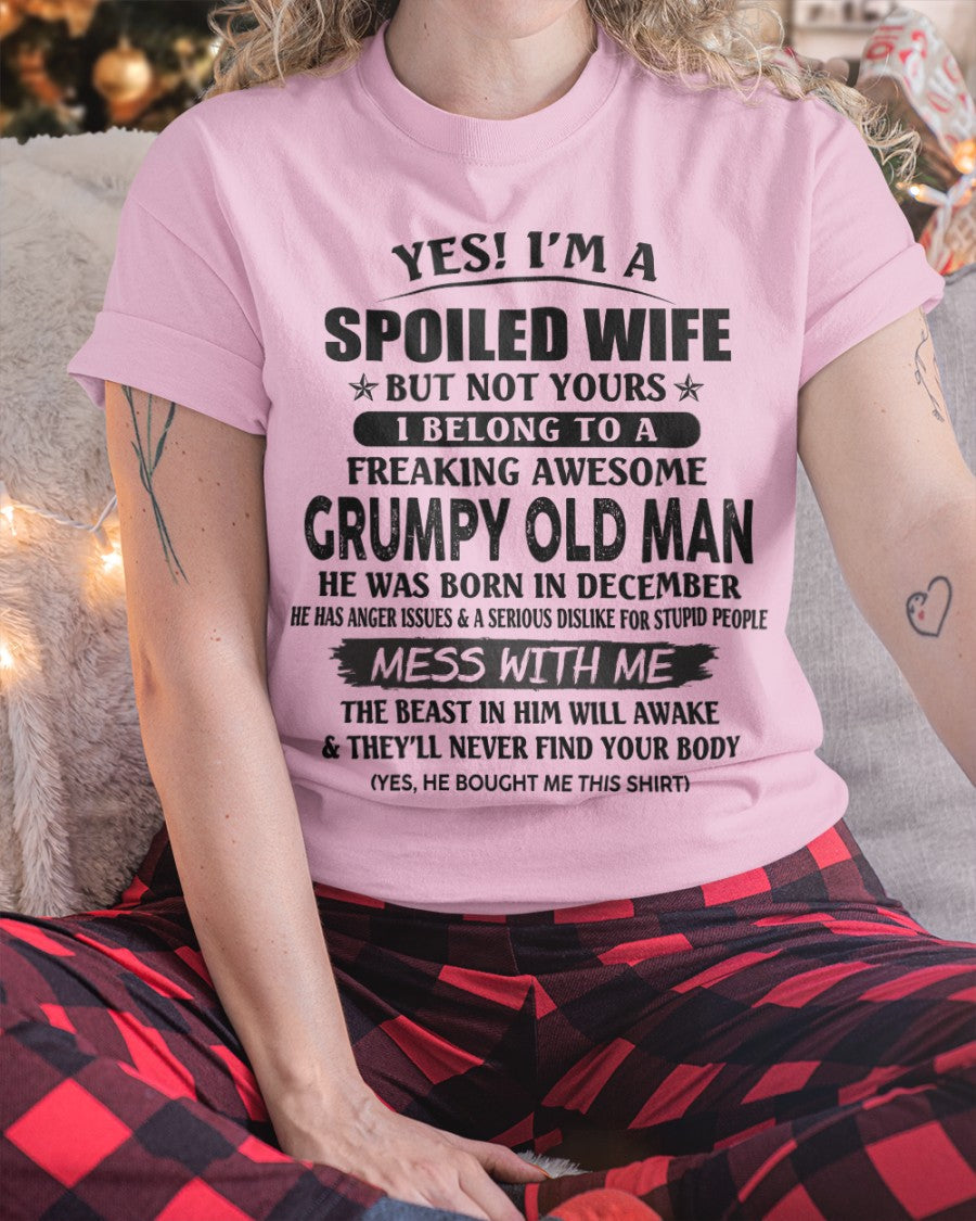 Grumpy Old Man December ��� Perfect gift for wife From Husband ��� HLT12 (