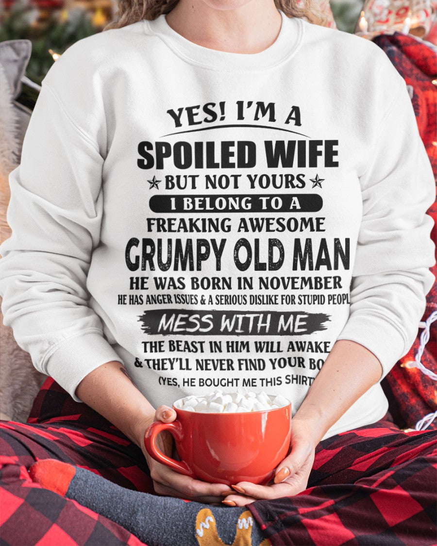 Grumpy Old Man November ��� Perfect gift for wife From Husband ��� HLT11 (