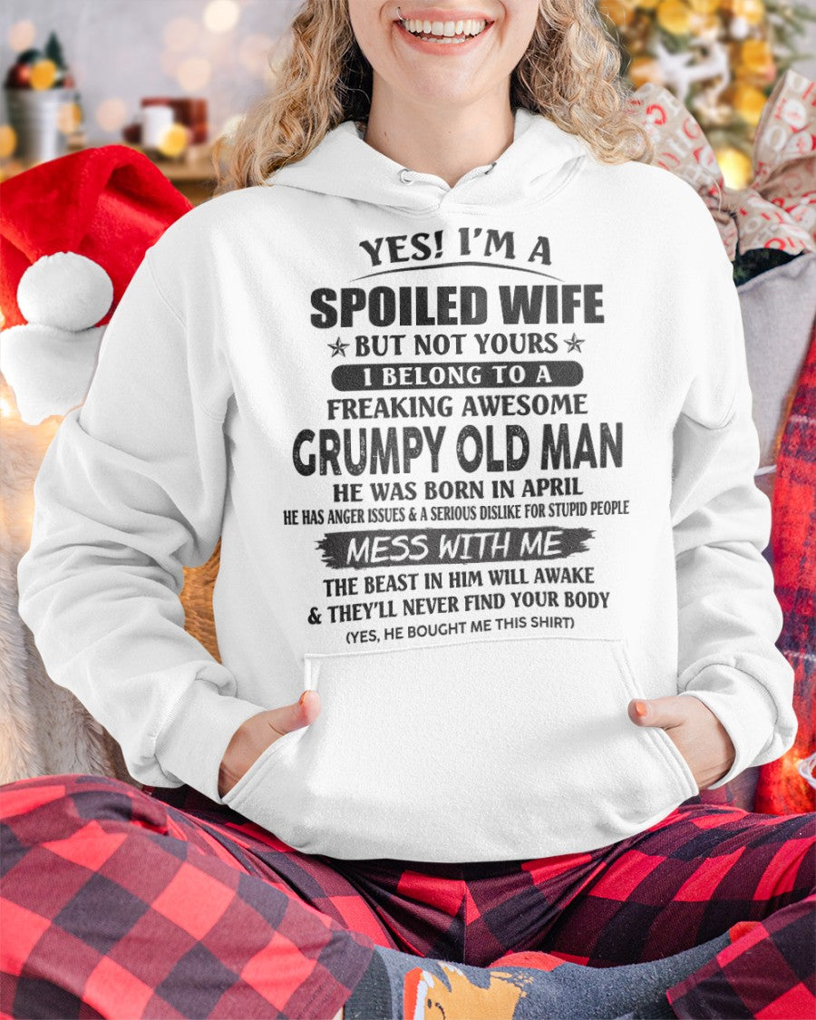 Grumpy Old Man April ��� Perfect gift for wife From Husband ��� HLT04 (