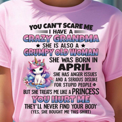 APRIL - YOU CAN'T SCARE ME - GIFT FROM GRANDMA - kien04 (SKU09-106-04)