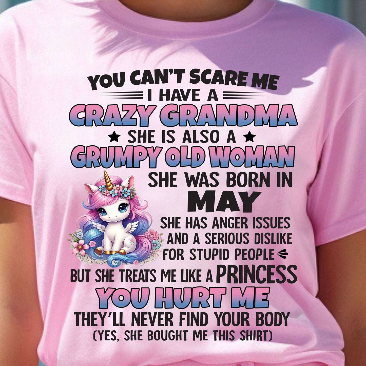 MAY - YOU CAN'T SCARE ME - GIFT FROM GRANDMA - kien05 (SKU09-106-05)