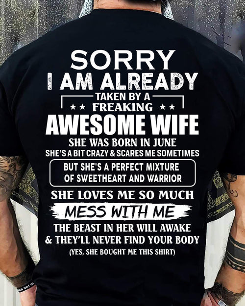 Wife June - Perfect gift for husband From Wife - kien06 (SKU68-86-06)