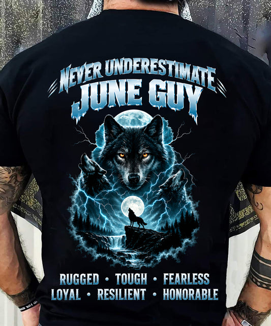 JUNE — NEVER UNDERESTIMATE THE WOLF WITHIN - SHIRT FOR MEN - HLT06 (SKU2609-123-06)