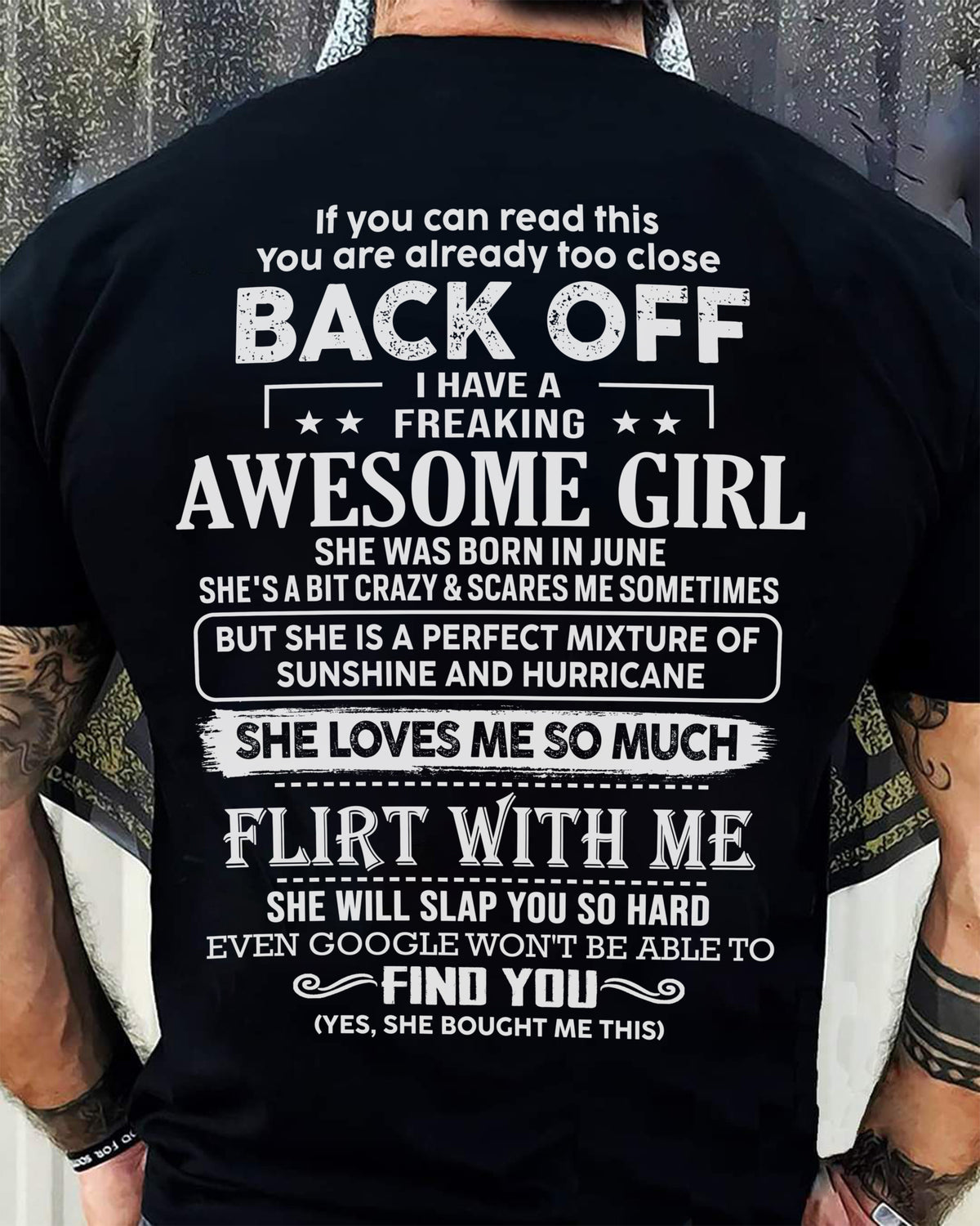 June – Awesome Girlfriend Born In June – Special gift for your Boyfriend – From Wife kien06 (SKU06-17-06)