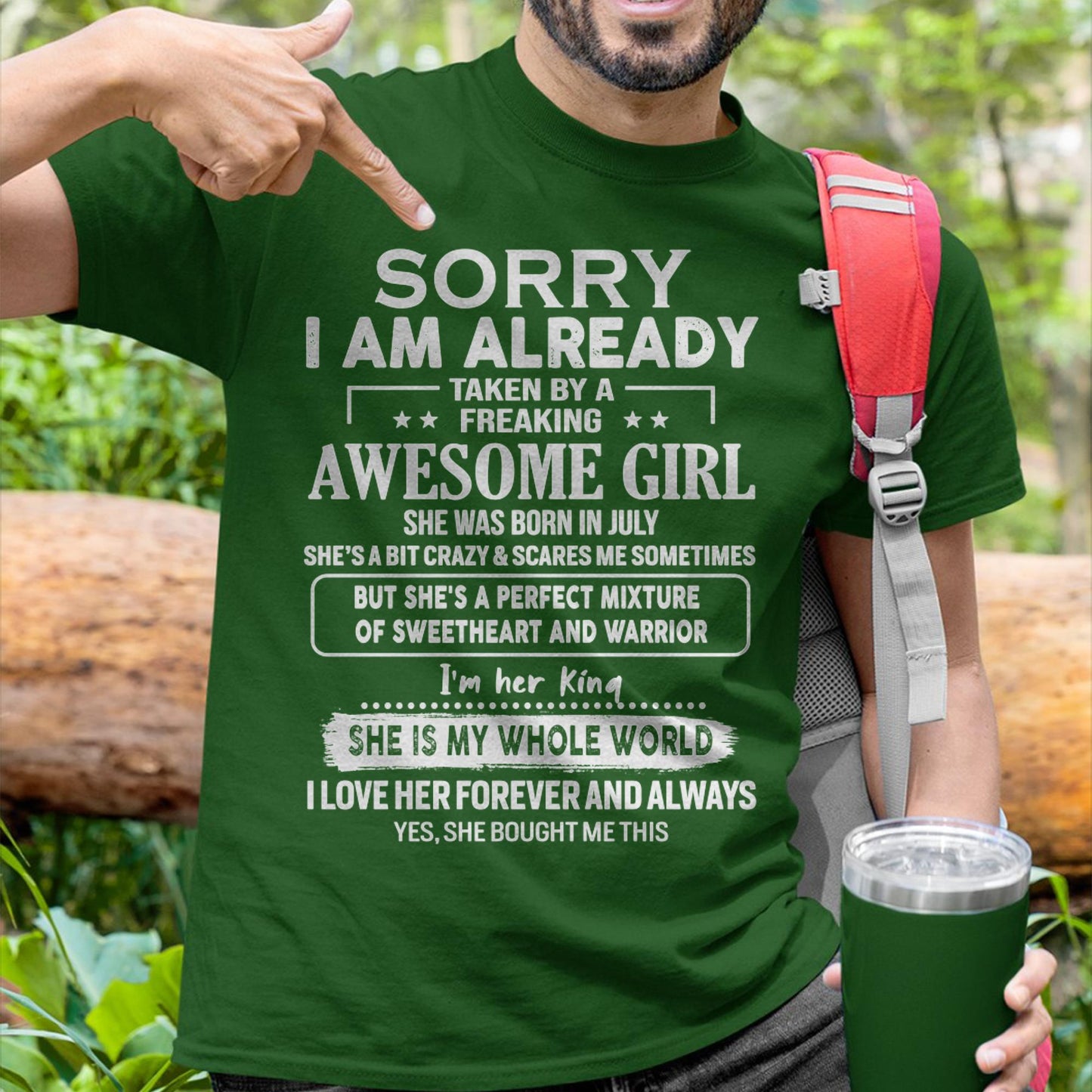 July - Awesome Girl - Perfect Gift For Your Boyfriend, Husband From Wife - kien07 (SKU04-86MT-07)