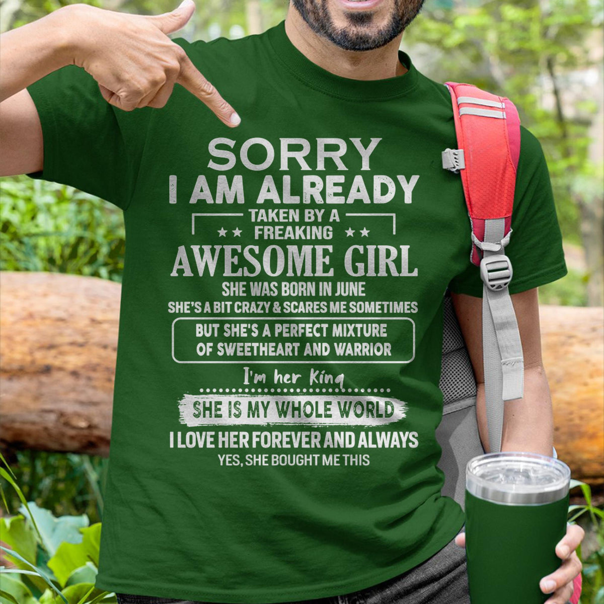 June - Awesome Girl - Perfect Gift For Your Boyfriend, Husband From Wife - kien06 (SKU04-86MT-06)