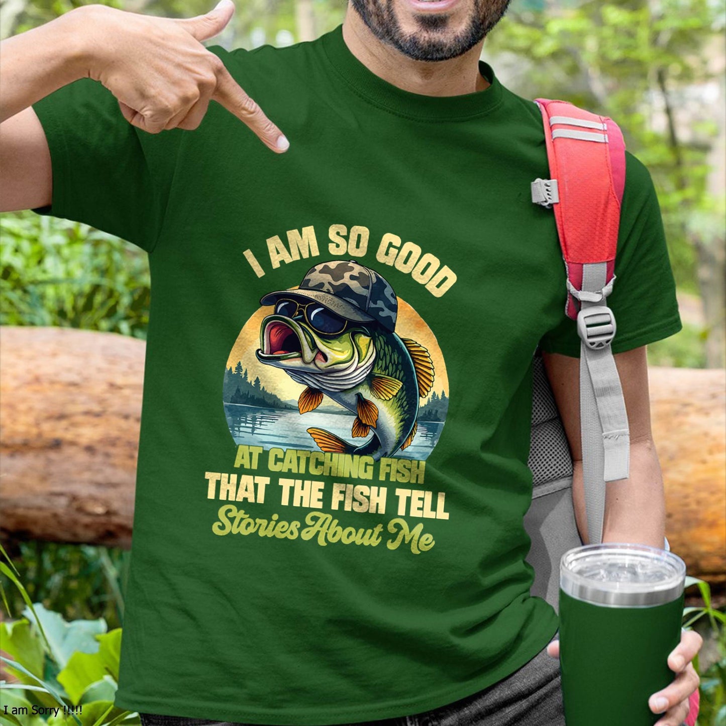 I'm So Good At Catching Fish That The Fish Tell Stories - Funny Fishing T-Shirt