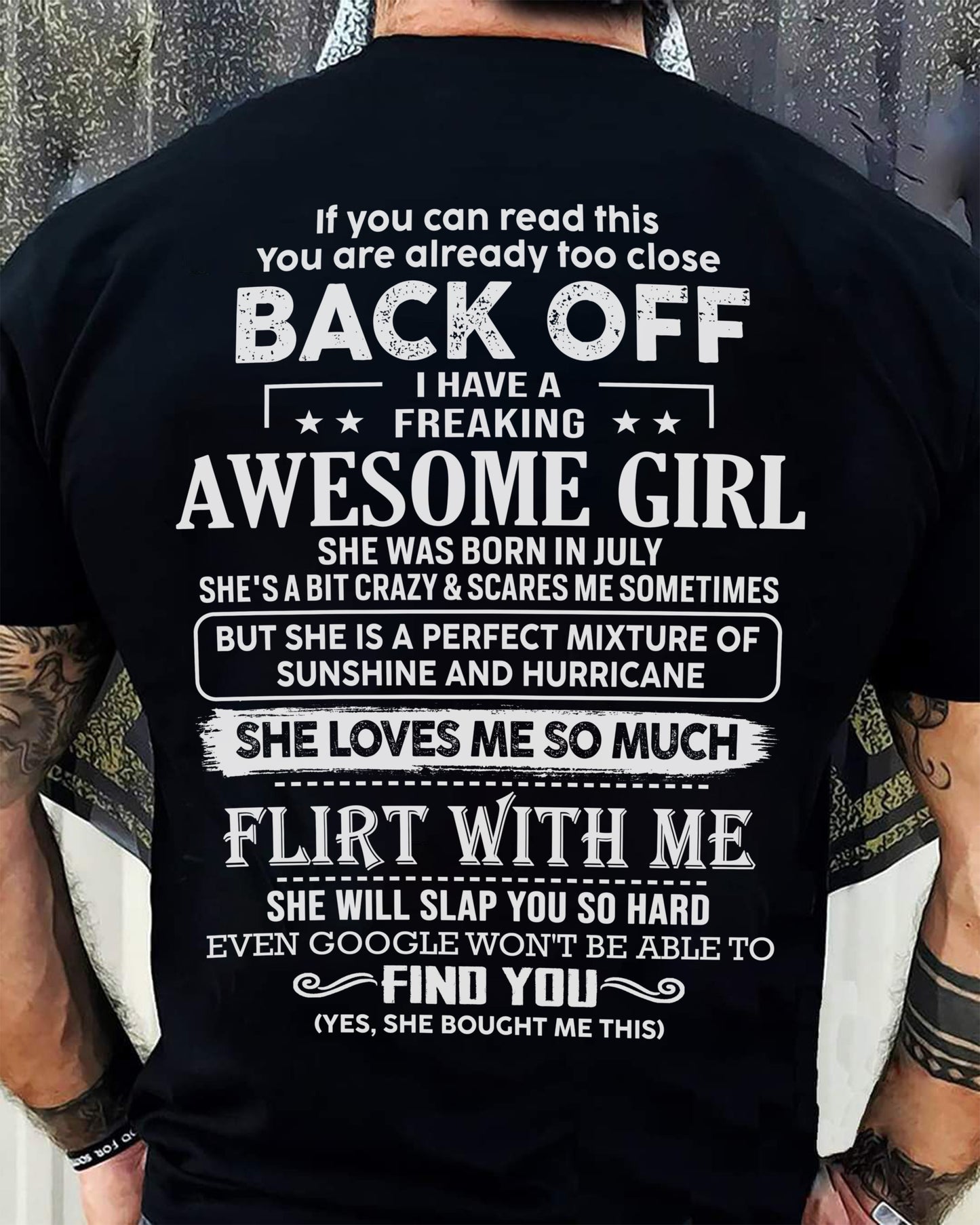 July – Awesome Girlfriend Born In July – Special gift for your Boyfriend – From Wife kien07 (SKU06-17-07)