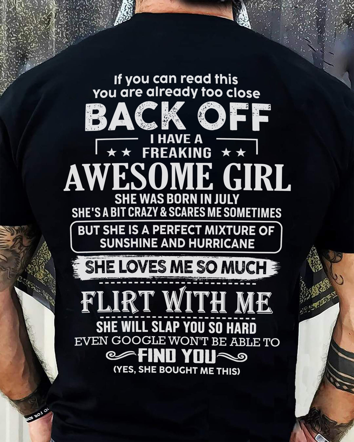 July – Awesome Girlfriend Born In July – Special gift for your Boyfriend – From Wife kien07 (SKU06-17-07)