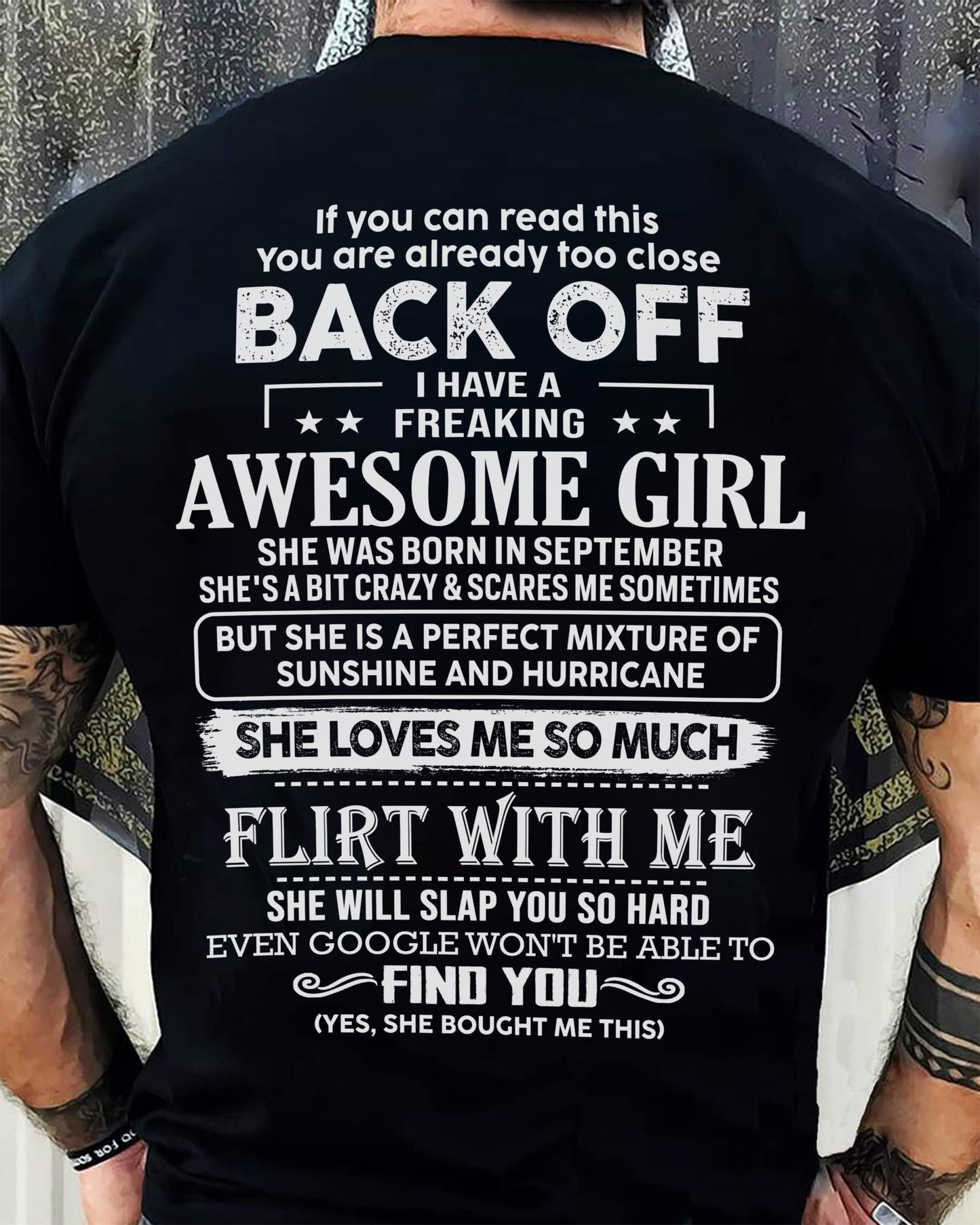 September – Awesome Girlfriend Born In September – Special gift for your Boyfriend – From Wife kien09 (SKU06-17-09)