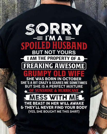 October - Spoiled Husband - Perfect Gift From Wife - HLT10 (SKU11-02-10)