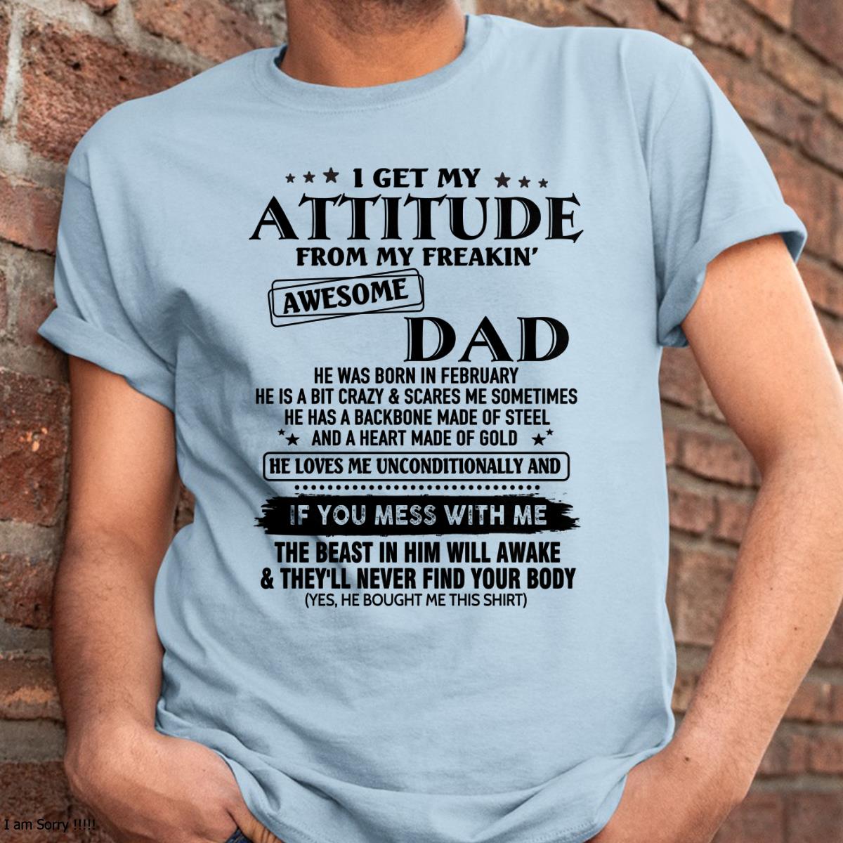 February - Gift For Son and Daughter From Dad - HLT02 - (SKU-TDADC-02)