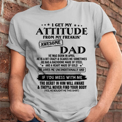 April - Gift For Son and Daughter From Dad - HLT04 - (SKU-TDADC-04)