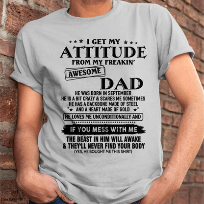 September - Gift For Son and Daughter From Dad - HLT09 - (SKU-TDADC-09)