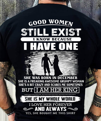 DECEMBER - GOOD WOMEN STILL EXIST - PERFECT GIFT FROM WIFE, GIRLFRIEND - HLT12 (SKU2604-293-12)