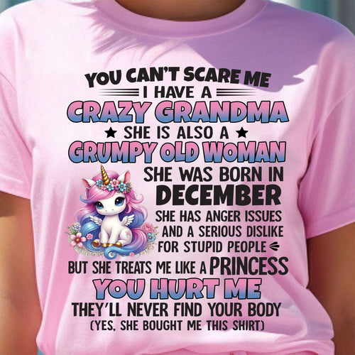 DECEMBER - YOU CAN'T SCARE ME - GIFT FROM GRANDMA - kien12 (SKU09-106-12)