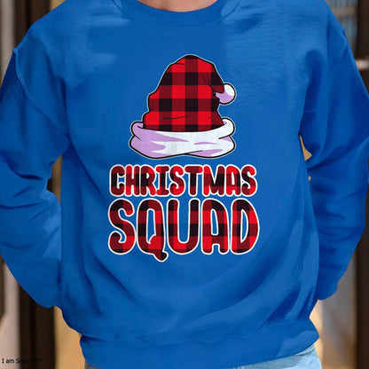 Christmas Shirts for Family, Funny christmas shirts, Christmas Unisex T-Shirt/Hoodie/Sweatshirt HLT00 - Christmas Squad Family Group Matching Christmas Party Pajama T-Shirt