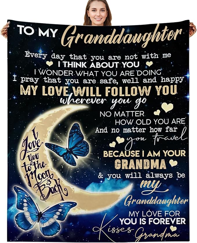 To My Granddaughter Blanket- From Grandma-HLT00