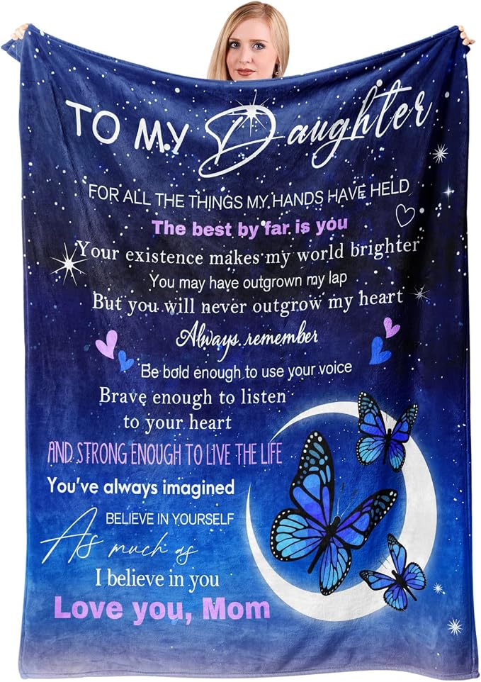 To My Daughter Blanket –  From Mom-HLT00