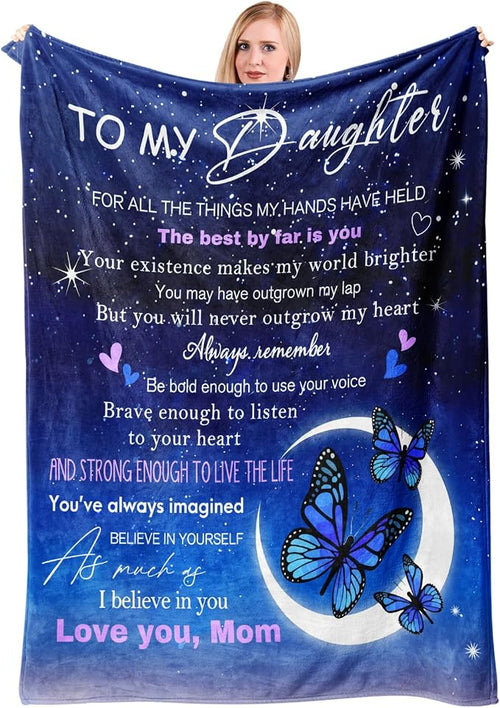 To My Daughter Blanket –  From Mom-HLT00