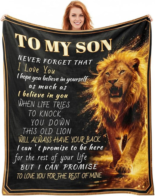 To My Son Blanket –  From Dad-HLT00