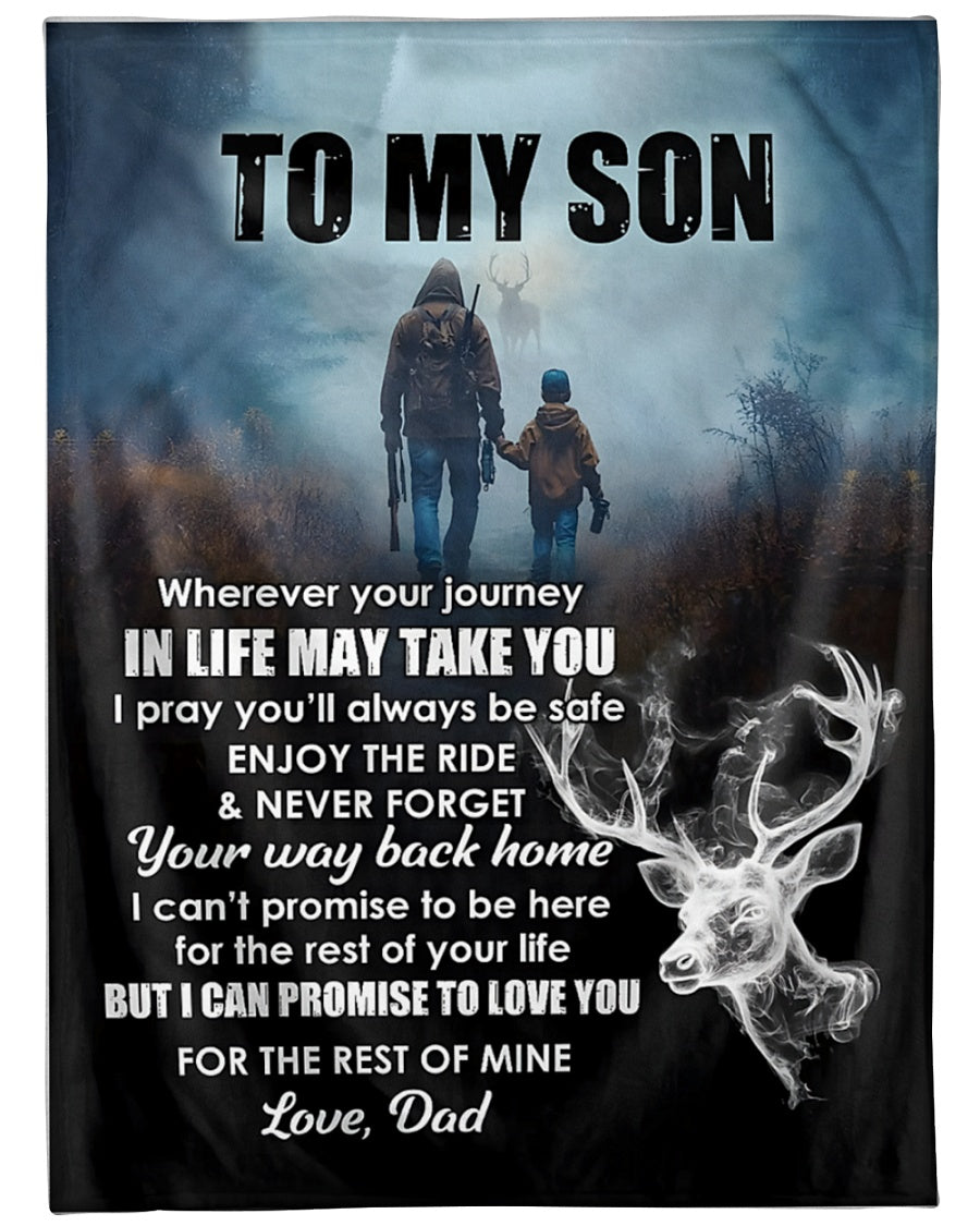 To My Son Blanket- From Dad-HLT00 (SKUNOEL-41)