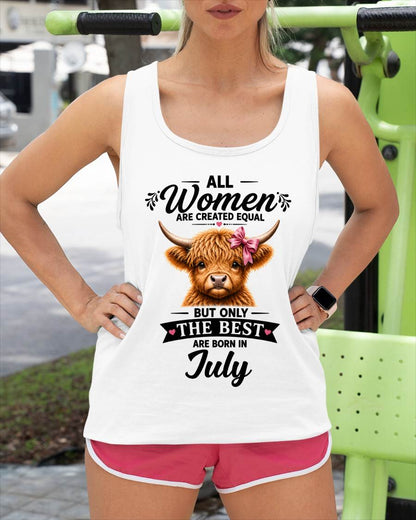 JULY, WOMEN ARE CREATED EQUAL - SHIRT FOR WOMEN - HLT07 (SKU2608-14-07)