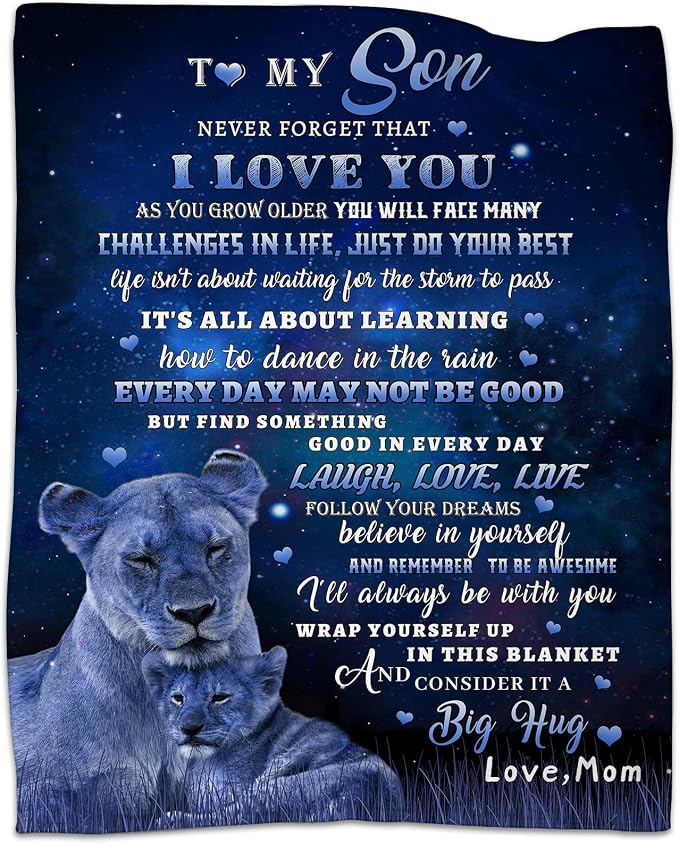To My Son Blanket –  From Mom-HLT00