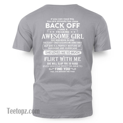 June – Awesome Girlfriend Born In June – Special gift for your Boyfriend – From Wife kien06 (SKU06-17-06)
