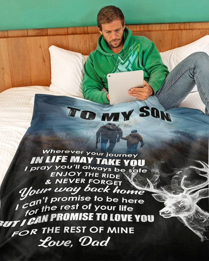 To My Son Blanket- From Dad-HLT00 (SKUNOEL-41)