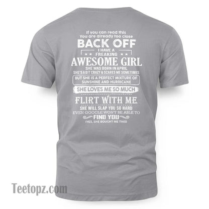 April – Awesome Girlfriend Born In April – Special gift for your Boyfriend – From Wife kien04 (SKU06-17-04)