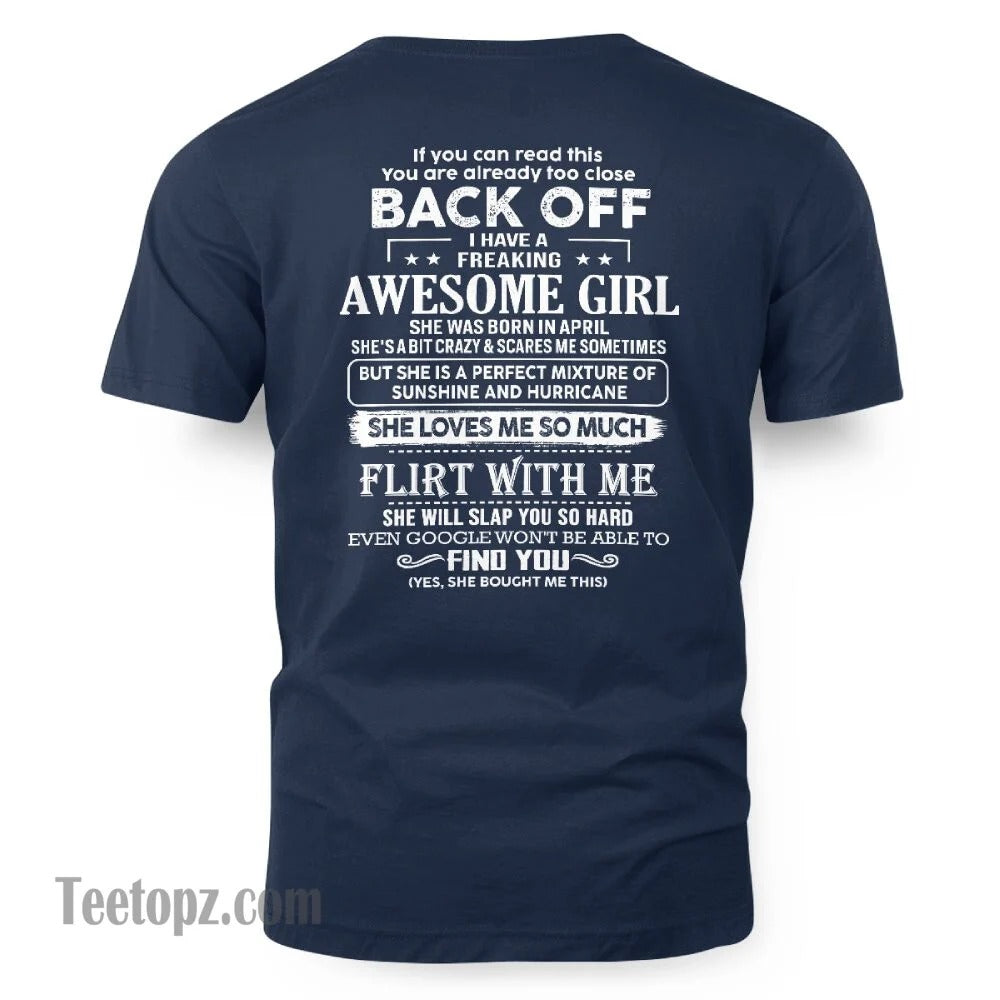 April – Awesome Girlfriend Born In April – Special gift for your Boyfriend – From Wife kien04 (SKU06-17-04)