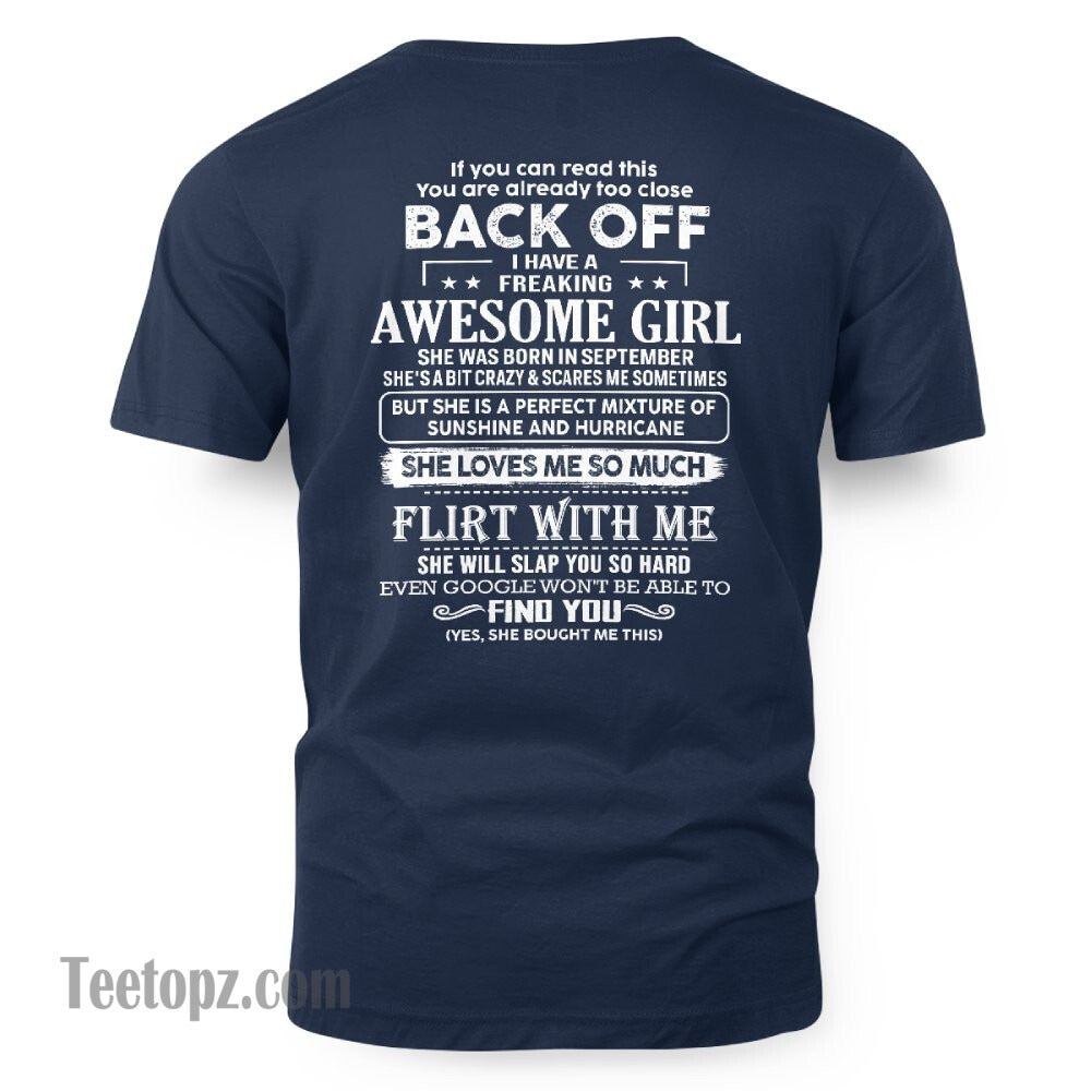 September – Awesome Girlfriend Born In September – Special gift for your Boyfriend – From Wife kien09 (SKU06-17-09)