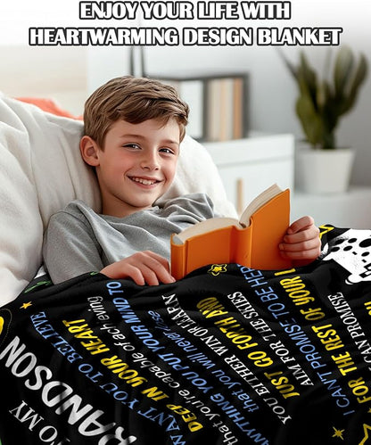 To My Grandson Blanket- From Grandpa-HLT00