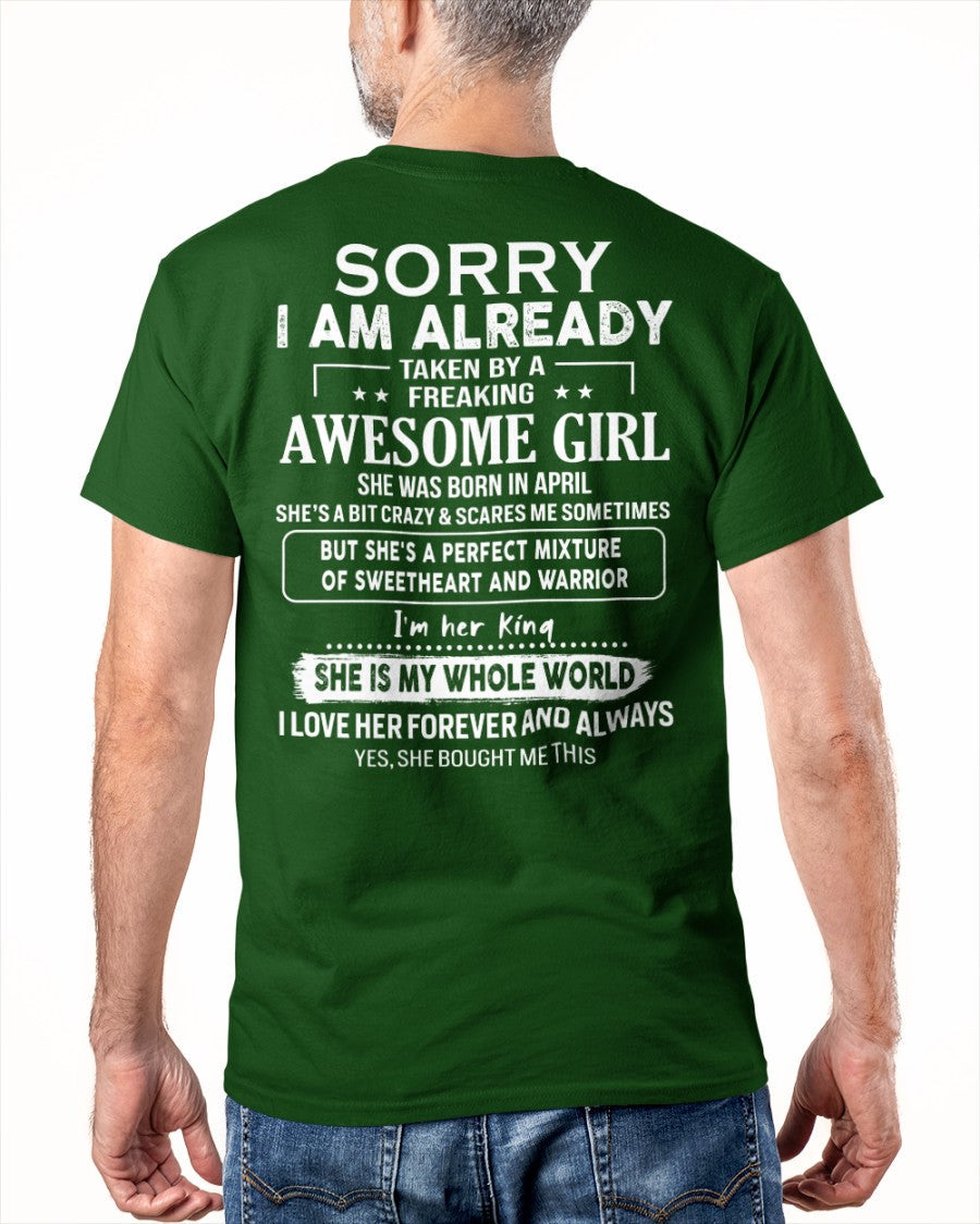 April - Awesome girl - Perfect gift for your boyfriend - (SKU04-86-04) - From Wife kien04