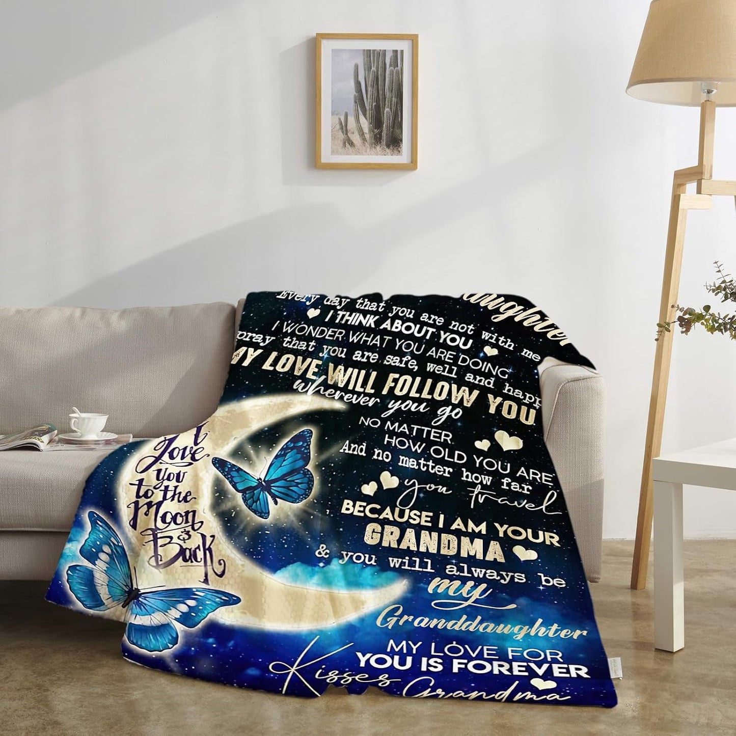 To My Granddaughter Blanket- From Grandma-HLT00