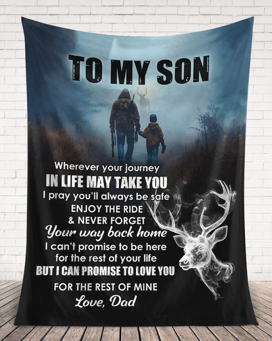 To My Son Blanket- From Dad-HLT00 (SKUNOEL-41)