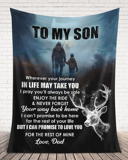 To My Son Blanket- From Dad-HLT00 (SKUNOEL-41)
