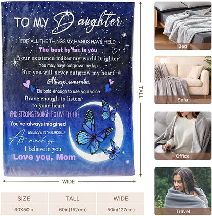 To My Daughter Blanket –  From Mom-HLT00